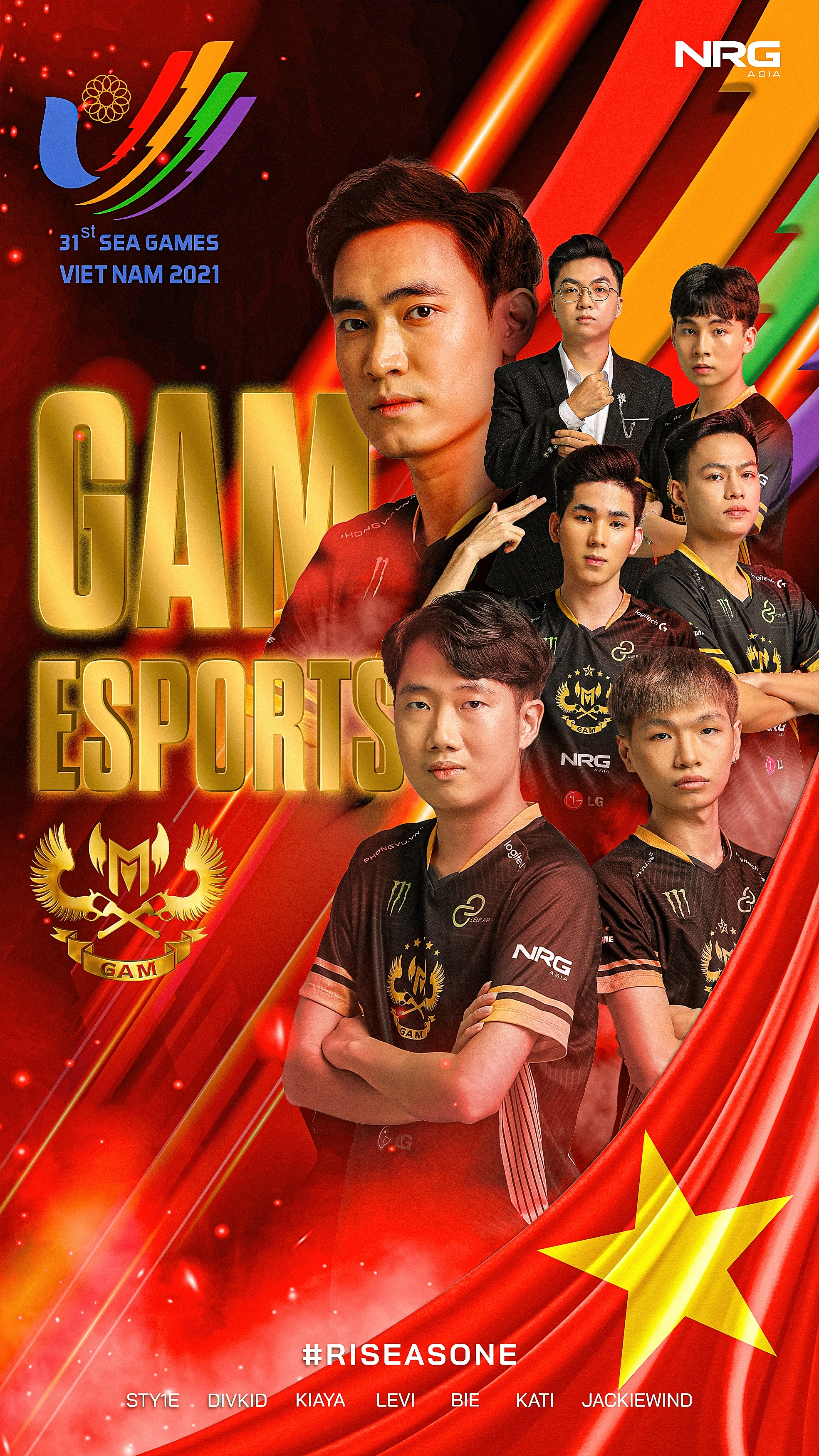 GAM Esports - the team representing Vietnam at SEA Games 31 in League of Legends