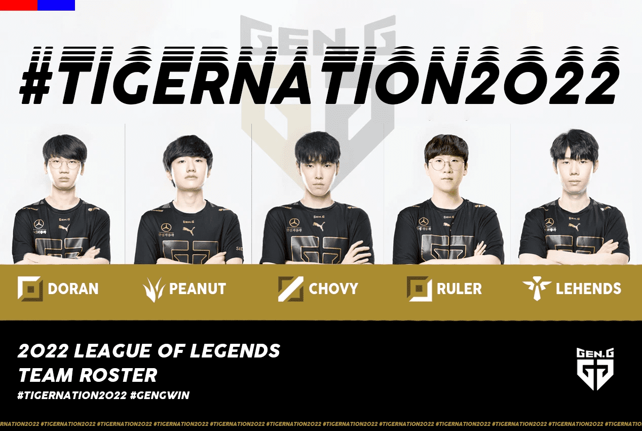 The entire Gen.G roster (except Peanut) has never won an LCK championship