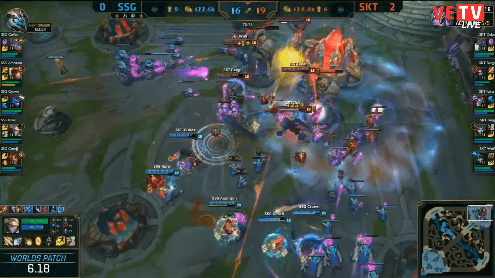 This comeback by SSG couldn't stop SKT T1 from winning the 2016 World Championship