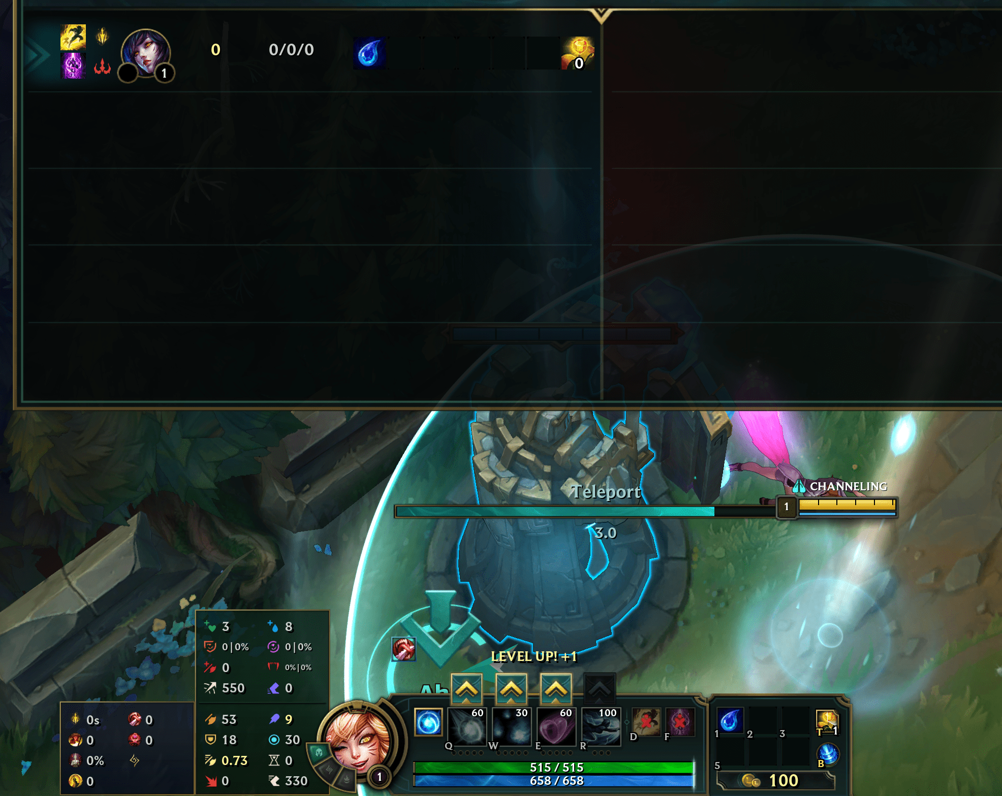 But switching Teleport to the F key does not allow this trick