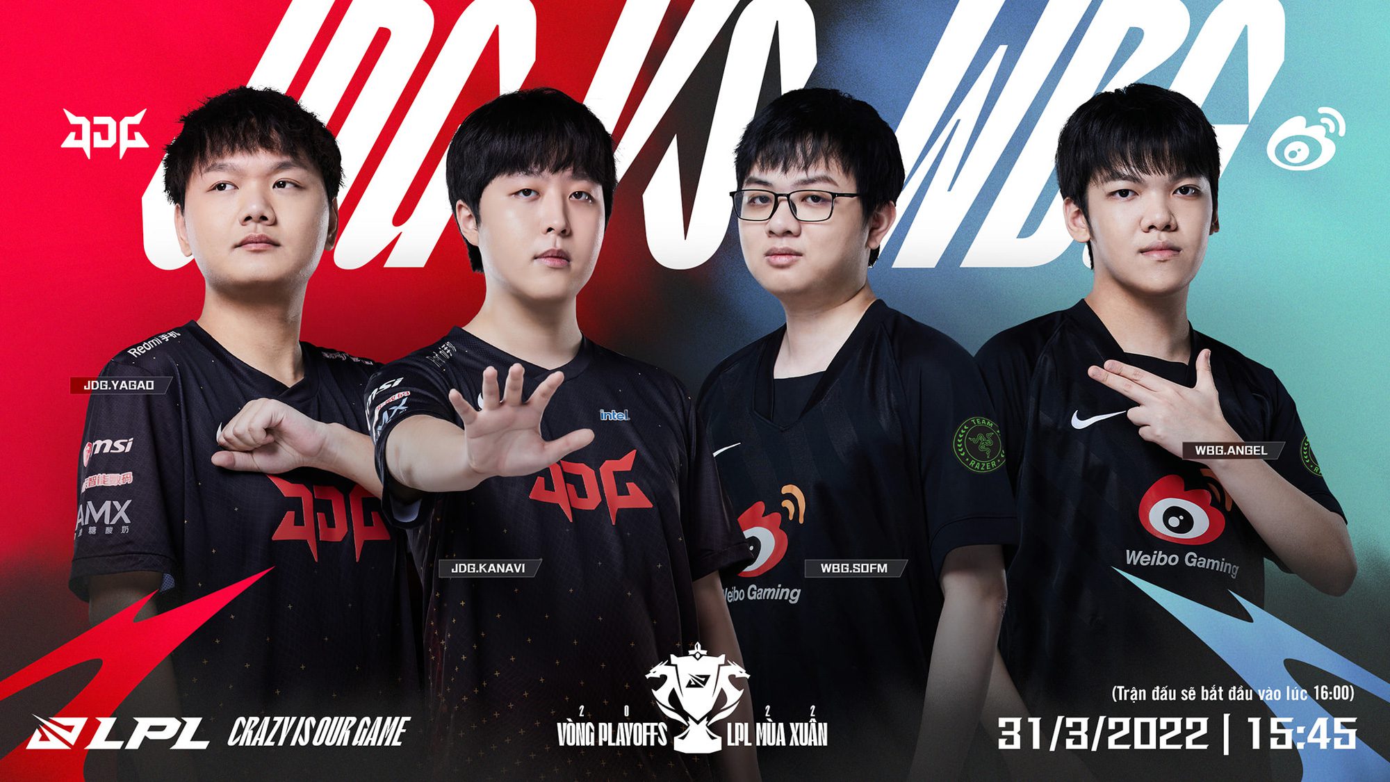 Another tough match for WBG as they face a strong JDG