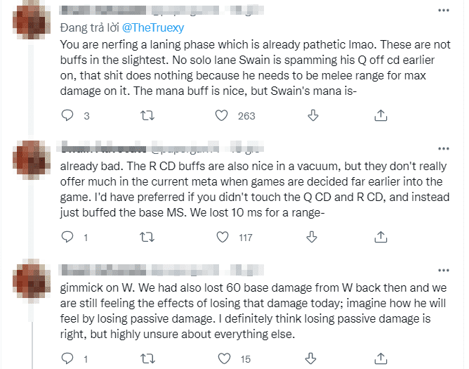 A skilled Swain user analyzes Riot's changes as unreasonable
