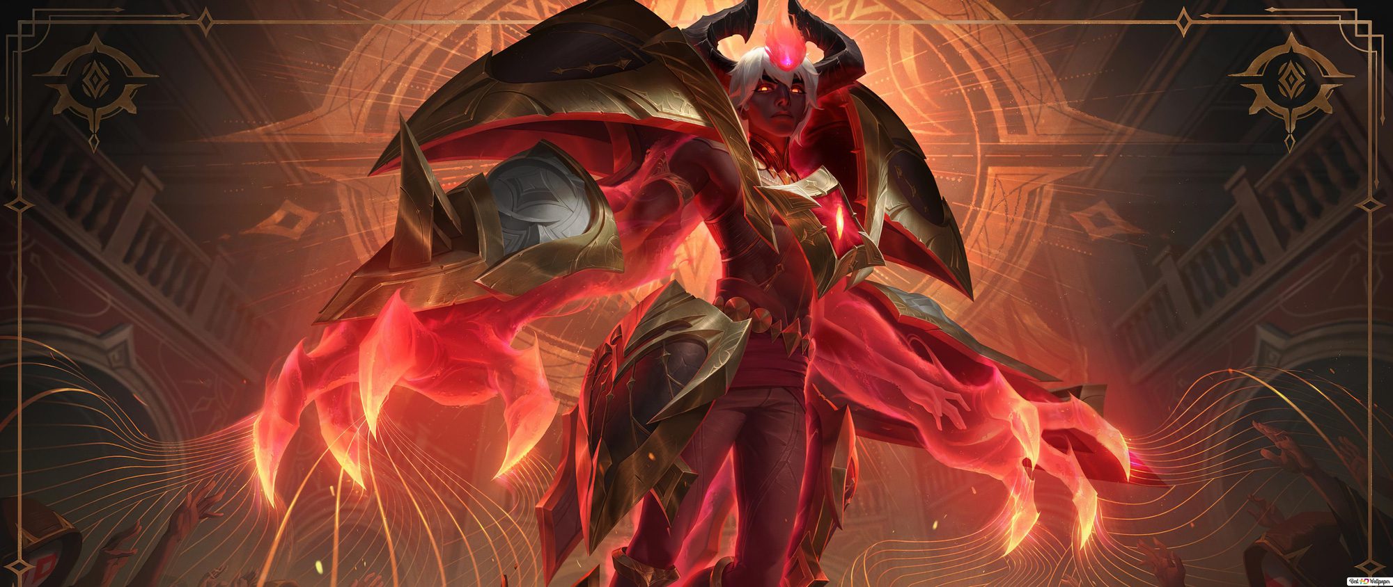 Xerath reveals his true face for the first time in the Arcana skin line