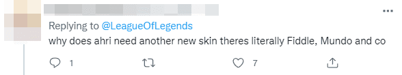 Why does Ahri need a new skin when there are Fiddlesticks, Dr. Mundo...