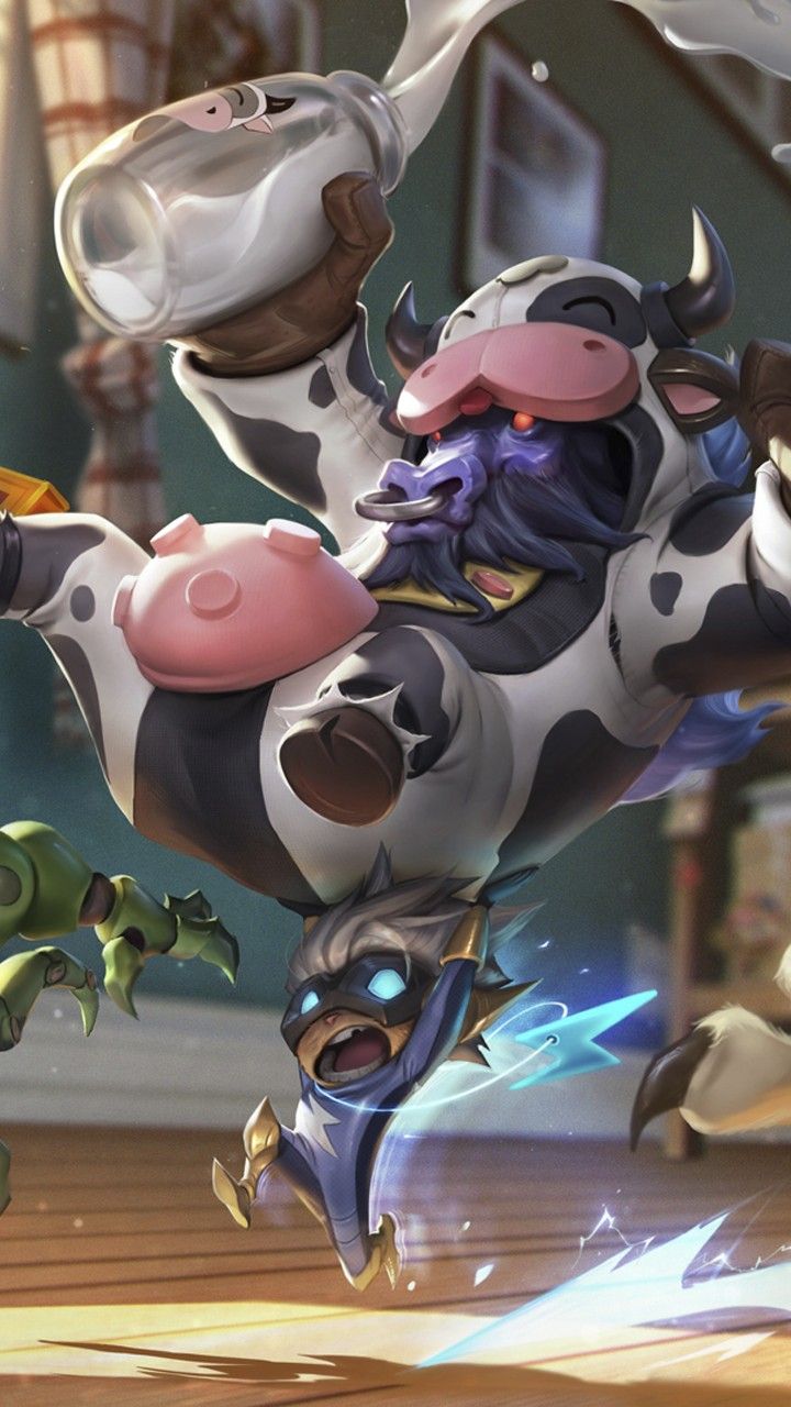 Alistar Milk Cow - a skin highly favored by Alistar main players