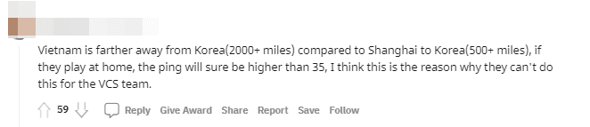 Vietnam is farther from Korea than China (Shanghai). If playing online, ping would definitely be over 35. I think this is why they couldn't do the same for Vietnam
