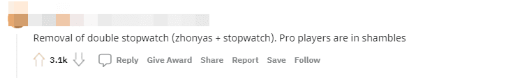 Eliminating the ability to buy 2 Stopwatches (Zhonya's Hourglass + Stopwatch). Players will be screaming