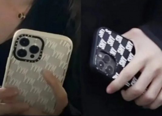 They are even romantic enough that their phone cases have each other's names printed on them
