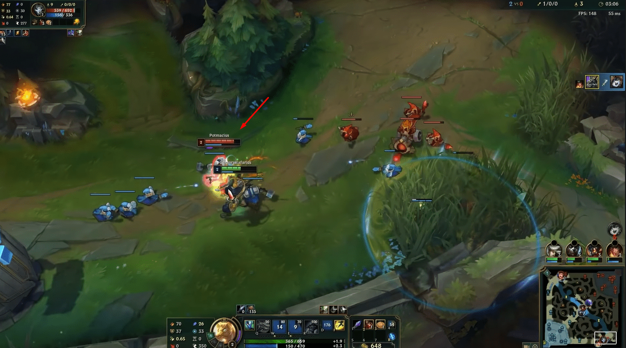 Using Wither on the opposing AD Carry ensures victory in 2v2 skirmishes
