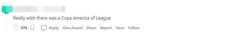 I hope there will be a tournament similar to Copa America for LoL