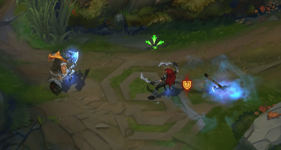 Olaf's Axe Throw will now have an armor reduction effect