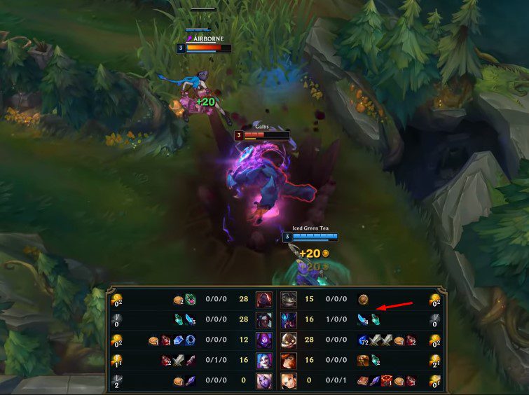 Or 'one shot' enemy champions right from level 3 with starting items