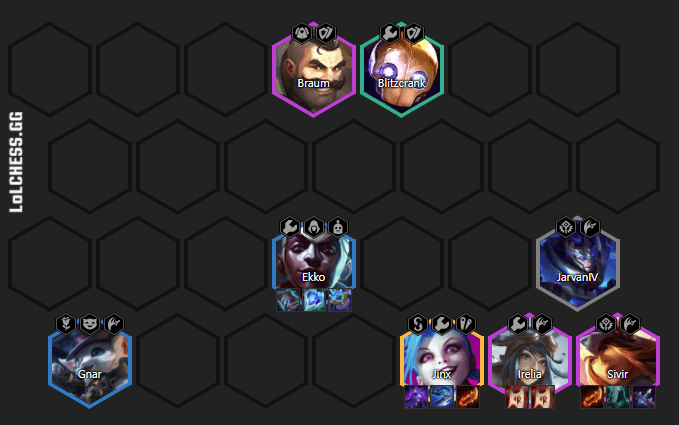 Sivir and Irelia should always be on the same side for this team comp to deal damage effectively