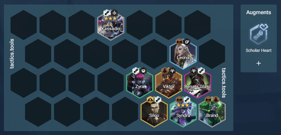 Complete composition at the end of the game