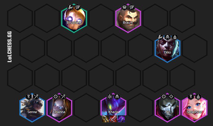 Complete composition at the end of the game