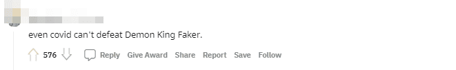 Even COVID-19 couldn't defeat Faker