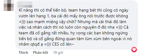 Some opinions suggest that CES did the right thing regarding EGO and encourage the team to strive in the upcoming seasons.