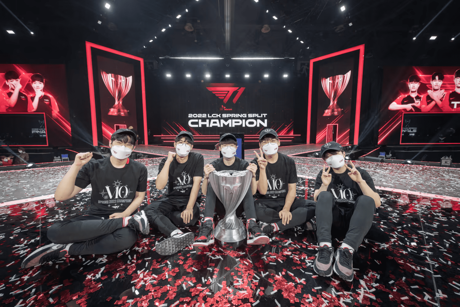 T1 won the LCK Spring 2022 but nearly the entire team had contracted COVID-19 right before the finals