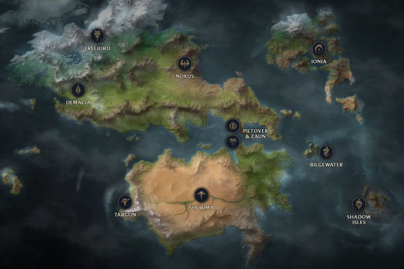 League of Legends has countless mysterious lands to explore and film