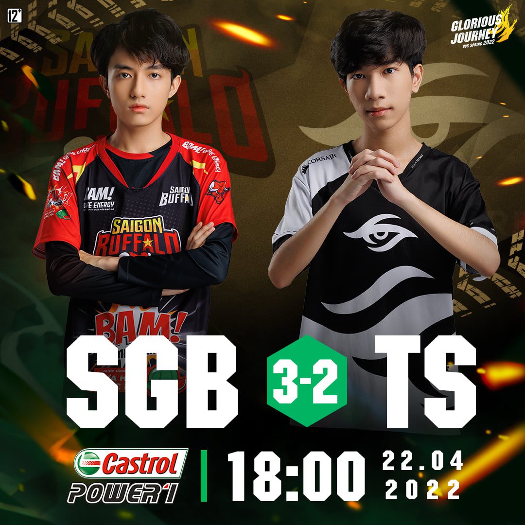 SGB won with a score of 3-2
