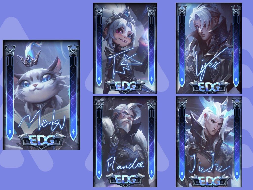 EDG 2021 Worlds skin newly released to the League of Legends community on the PBE server