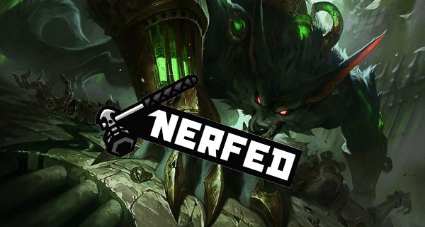 Warwick will no longer dominate after this nerf