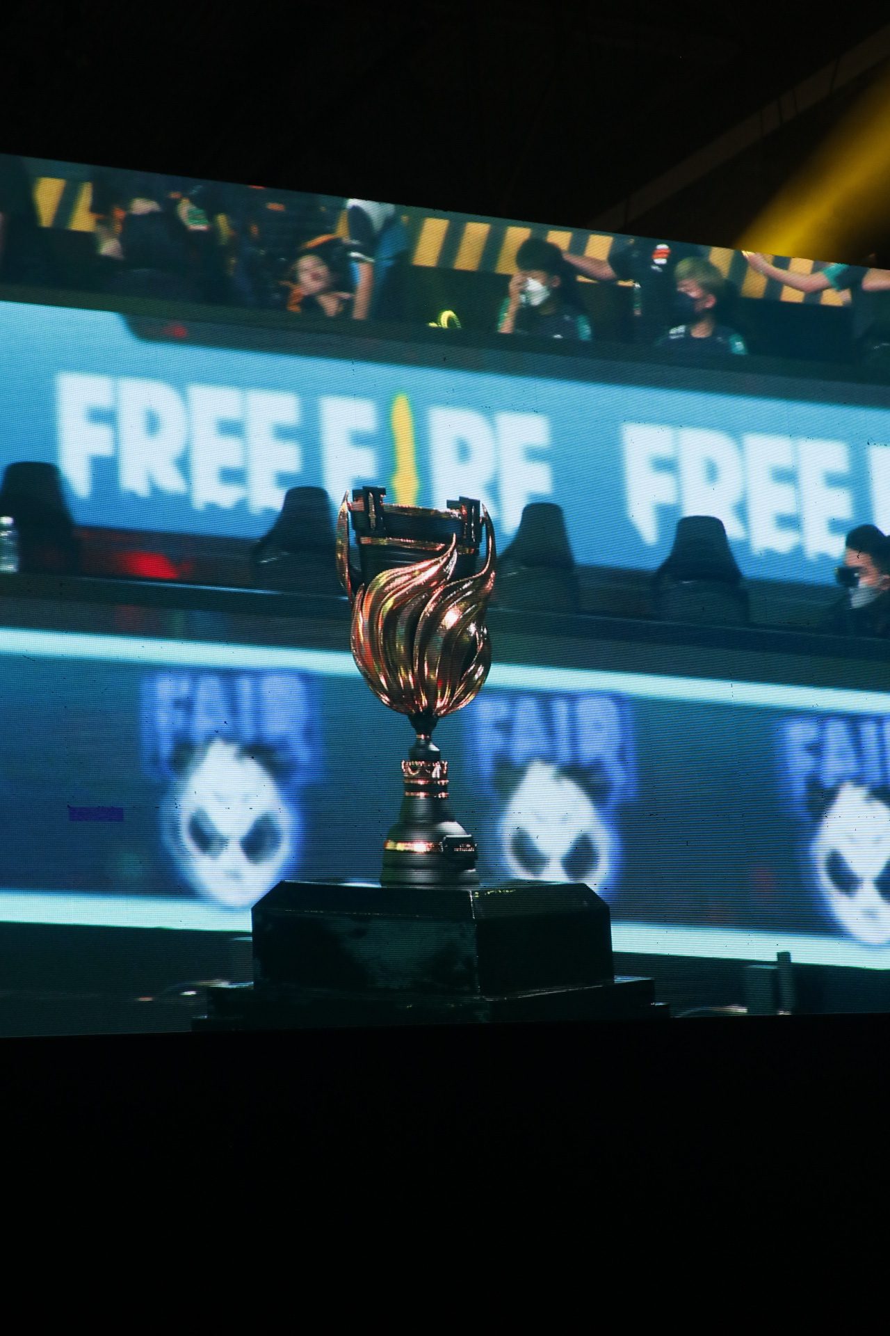 The trophy for the champion