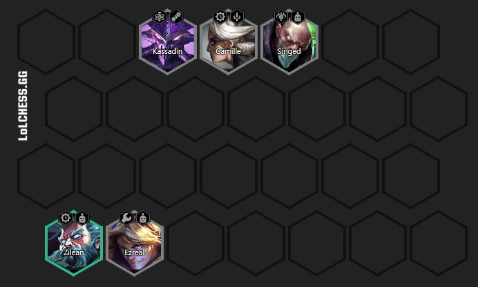 The starting composition at level 5 that you should aim for