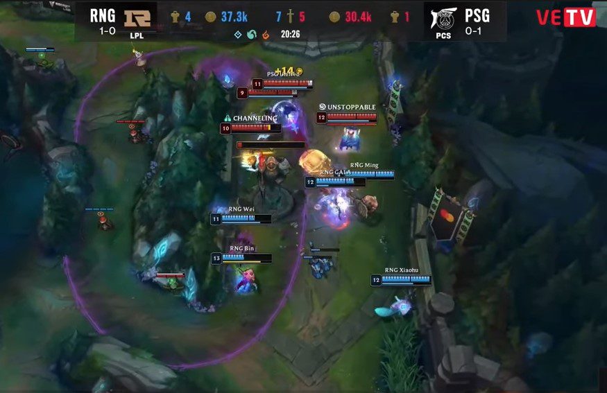 Gala uses E right in front of Vex with the ultimate ready...