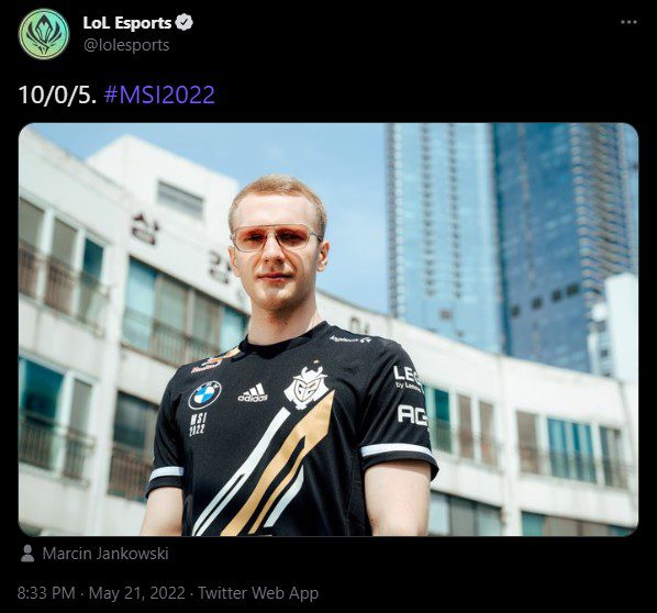 Jankos had a perfect match with Graves to defeat SGB
