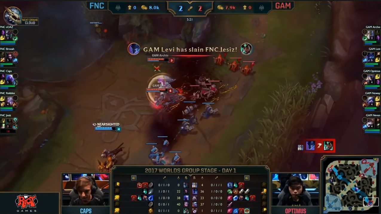 The ultimate ability at the 5th minute by Nocturne in Levi's hands at Worlds 2017 has gone down in Vietnamese League of Legends history