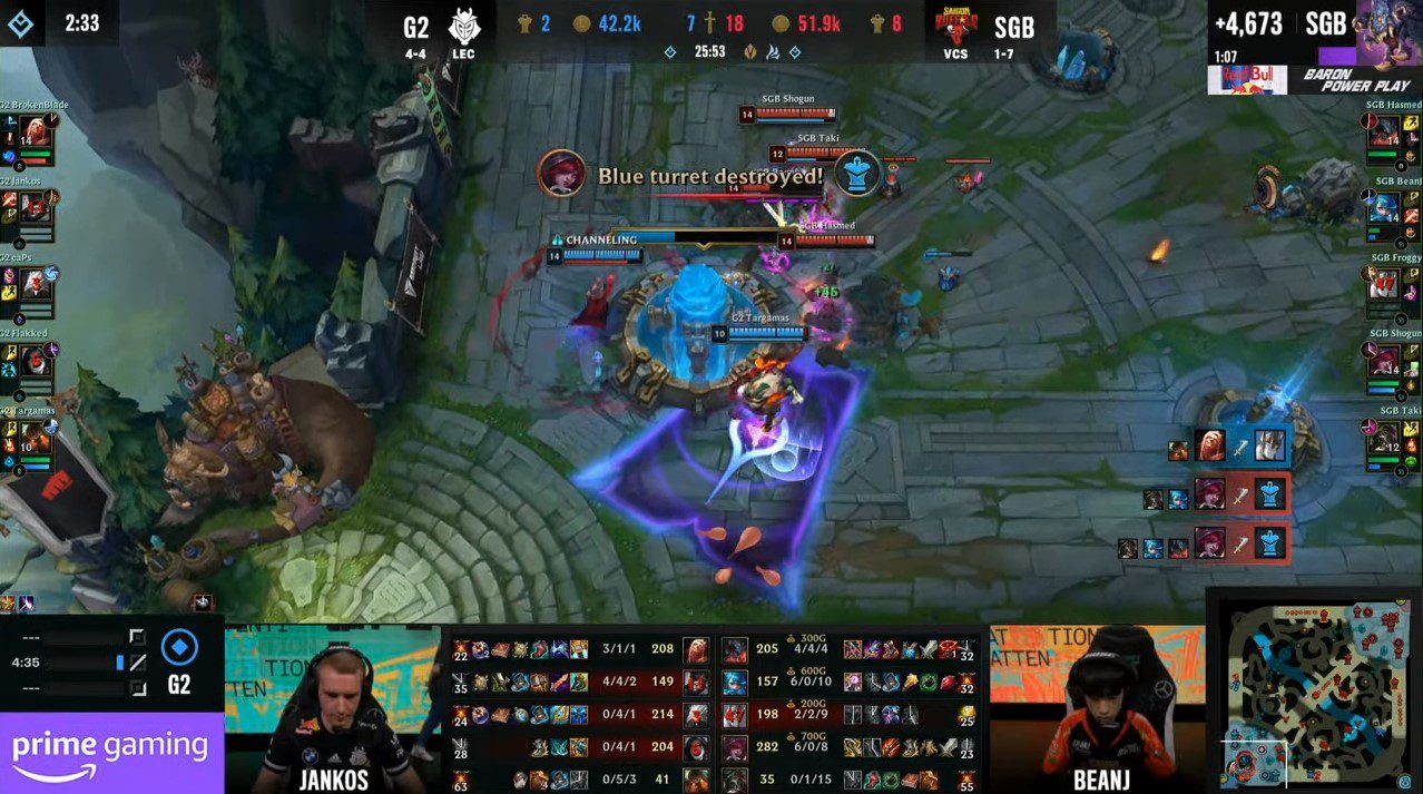 SGB defeated G2 with an incredibly smart draft strategy
