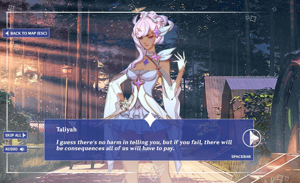 Taliyah's Star Guardian design in the new event