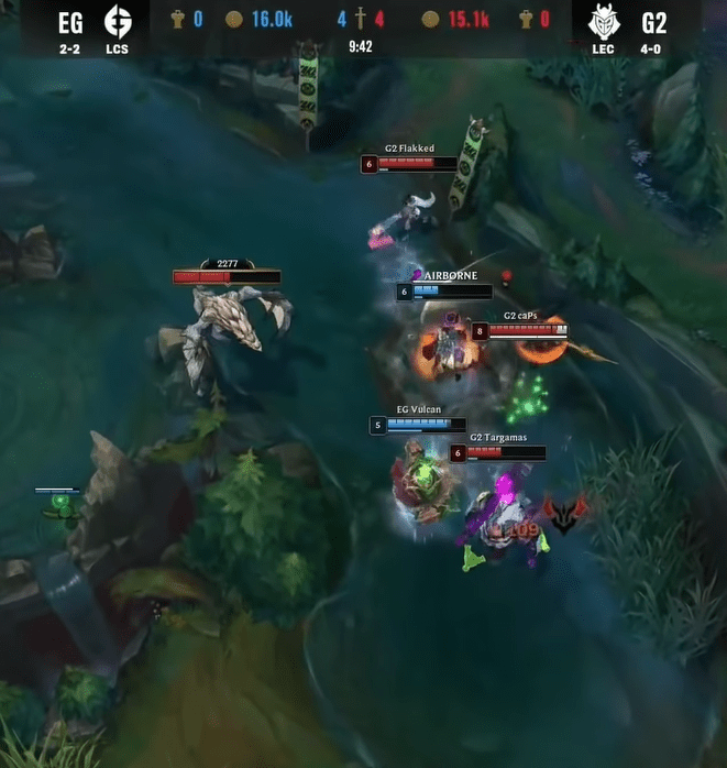Caps and Targamas often make roaming plays at extremely unexpected times, putting opponents on the back foot