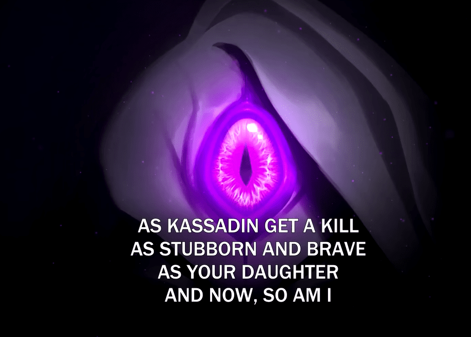Bel'Veth's voice lines show that this champion knows Kassadin and Kai'Sa are father and daughter