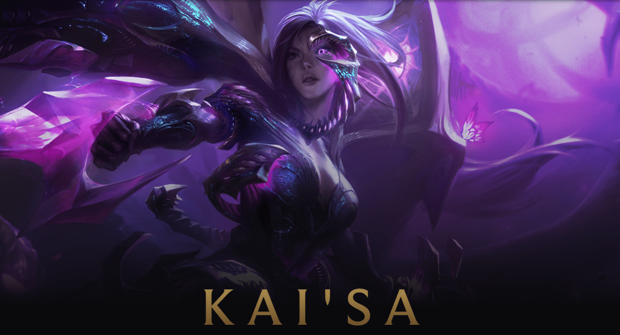 The new splash art of Kai'Sa shows that this champion is being possessed by Bel'Veth