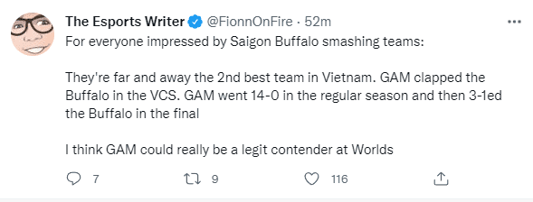 For those impressed by SGB's performance: They are the second strongest team in VCS. GAM defeated SGB in VCS. GAM had a 14-win - 0-loss streak in a season and beat SGB 3-1 in the finals. I think GAM will be a reliable name at Worlds