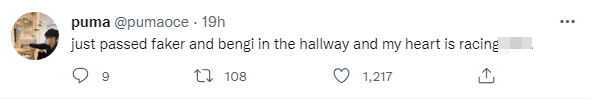 ORD Puma: "I met Faker and Bengi in the hallway and my heart is racing like crazy right now!"