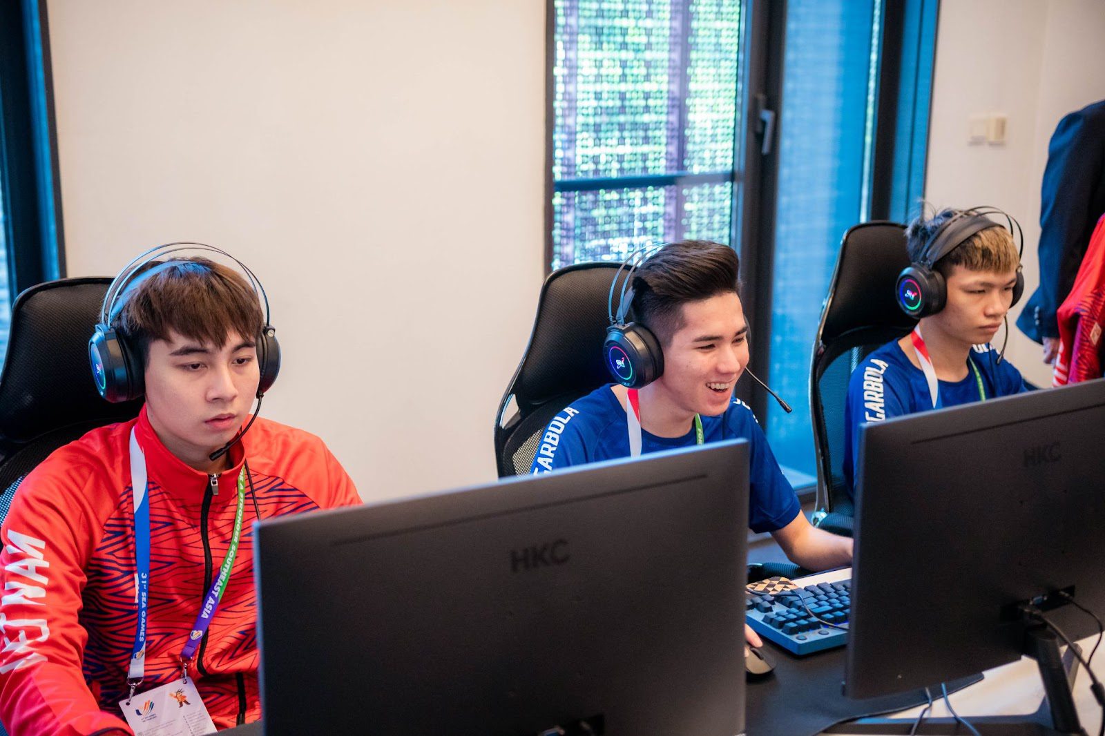The training atmosphere is also very cheerful and relaxed
