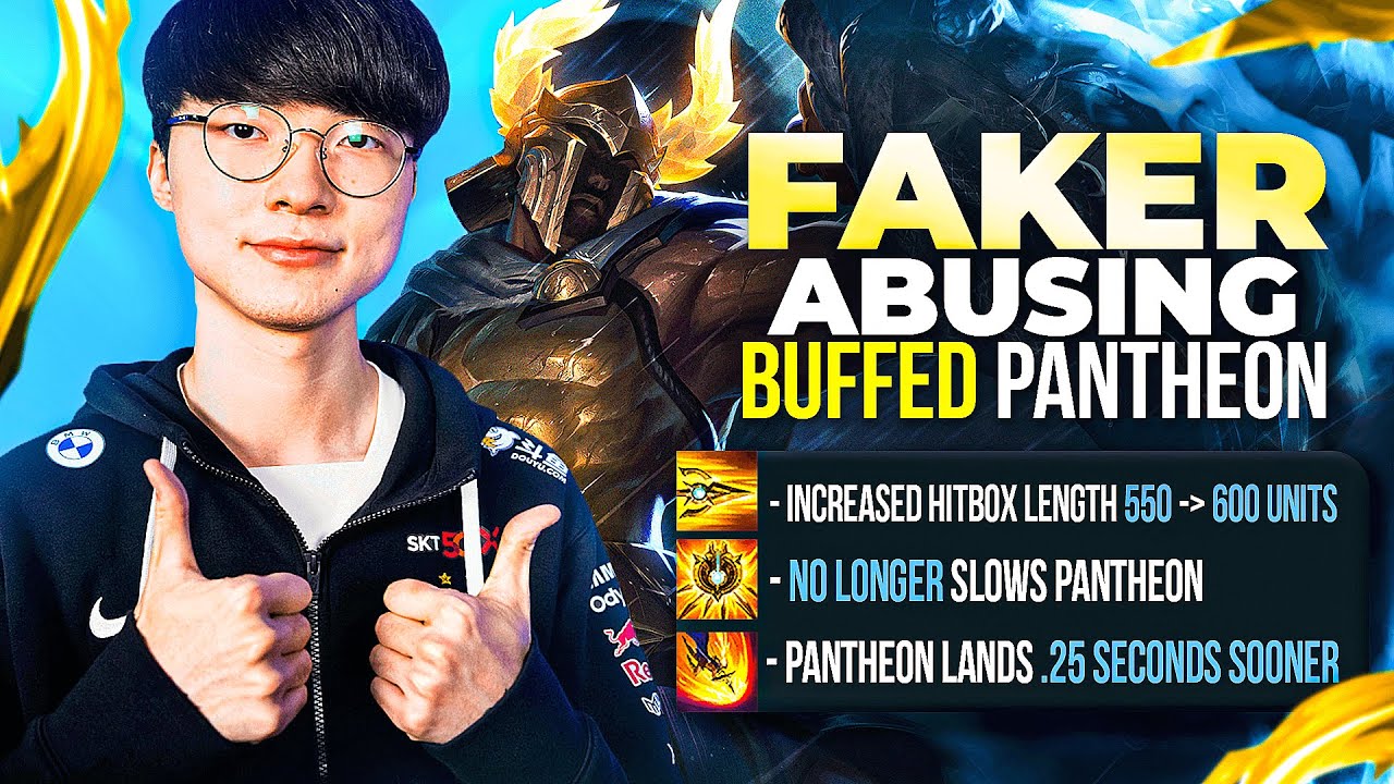 Faker has also found ways to utilize the buffs Pantheon received to dominate in the Mid Lane
