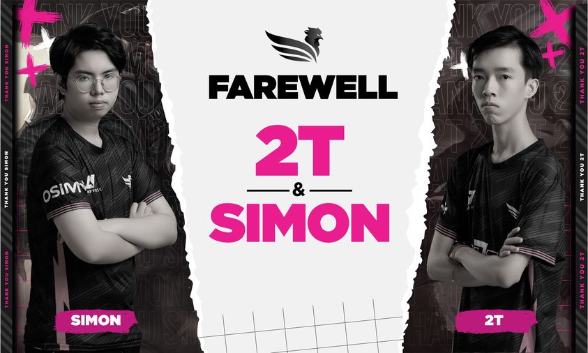 Recently, SE has continued to part ways with two players, 2T and Simon
