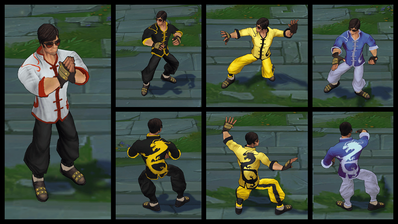 The Color Package of Lee Sin - The Little Dragon