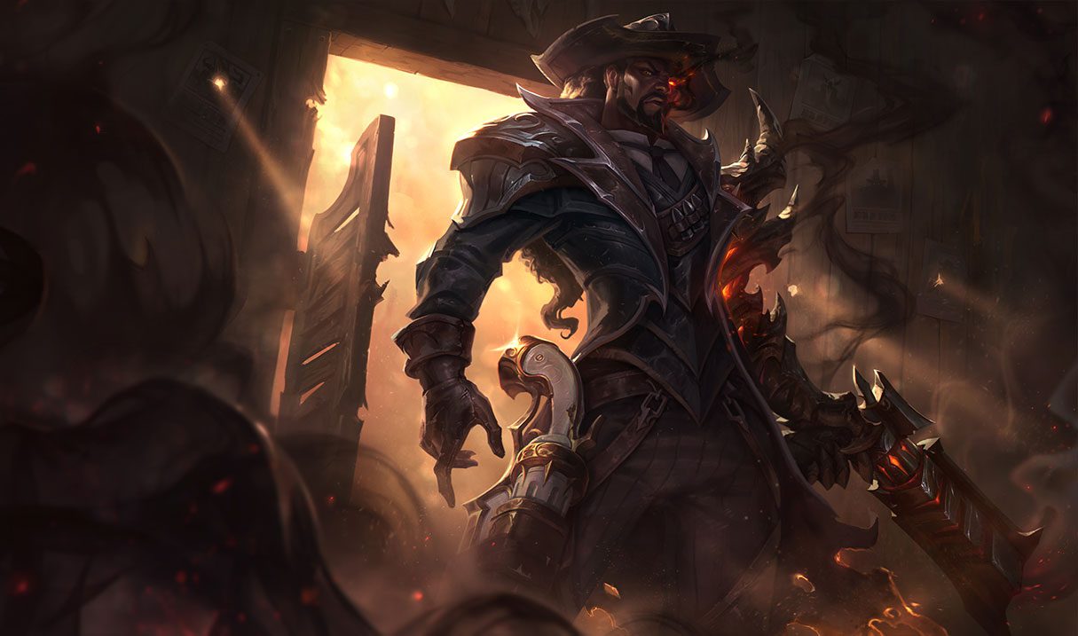 Cowboy Lucian - one of the most beautiful and popular skins of Lucian