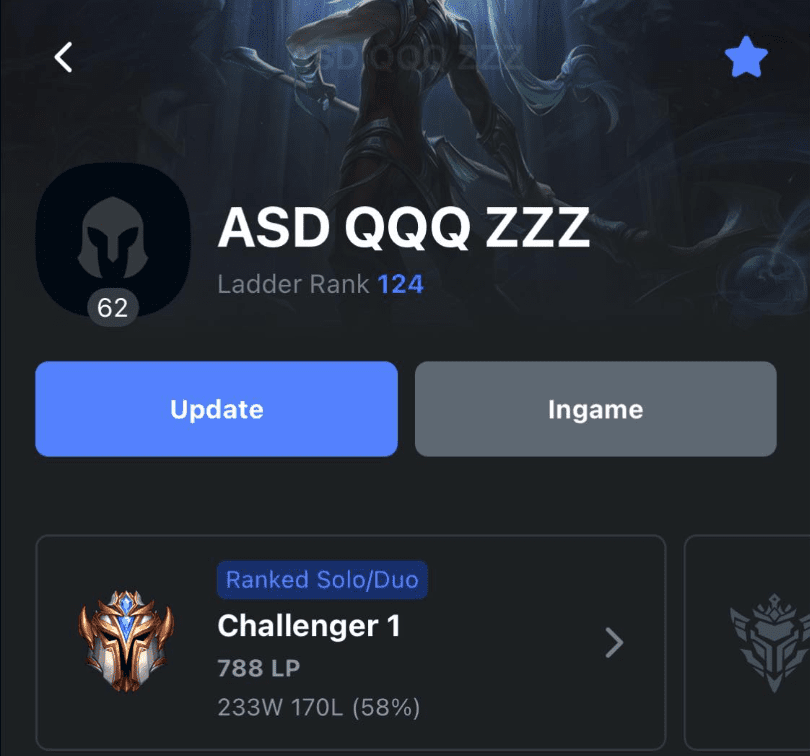 Recently, SofM has climbed straight from Master to Challenger rank in Korea