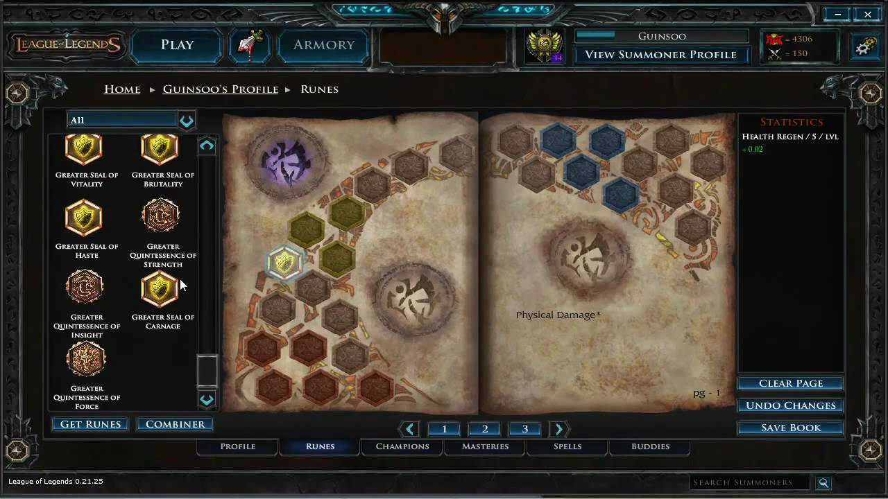 The old rune system - an unforgettable memory for many early League of Legends players