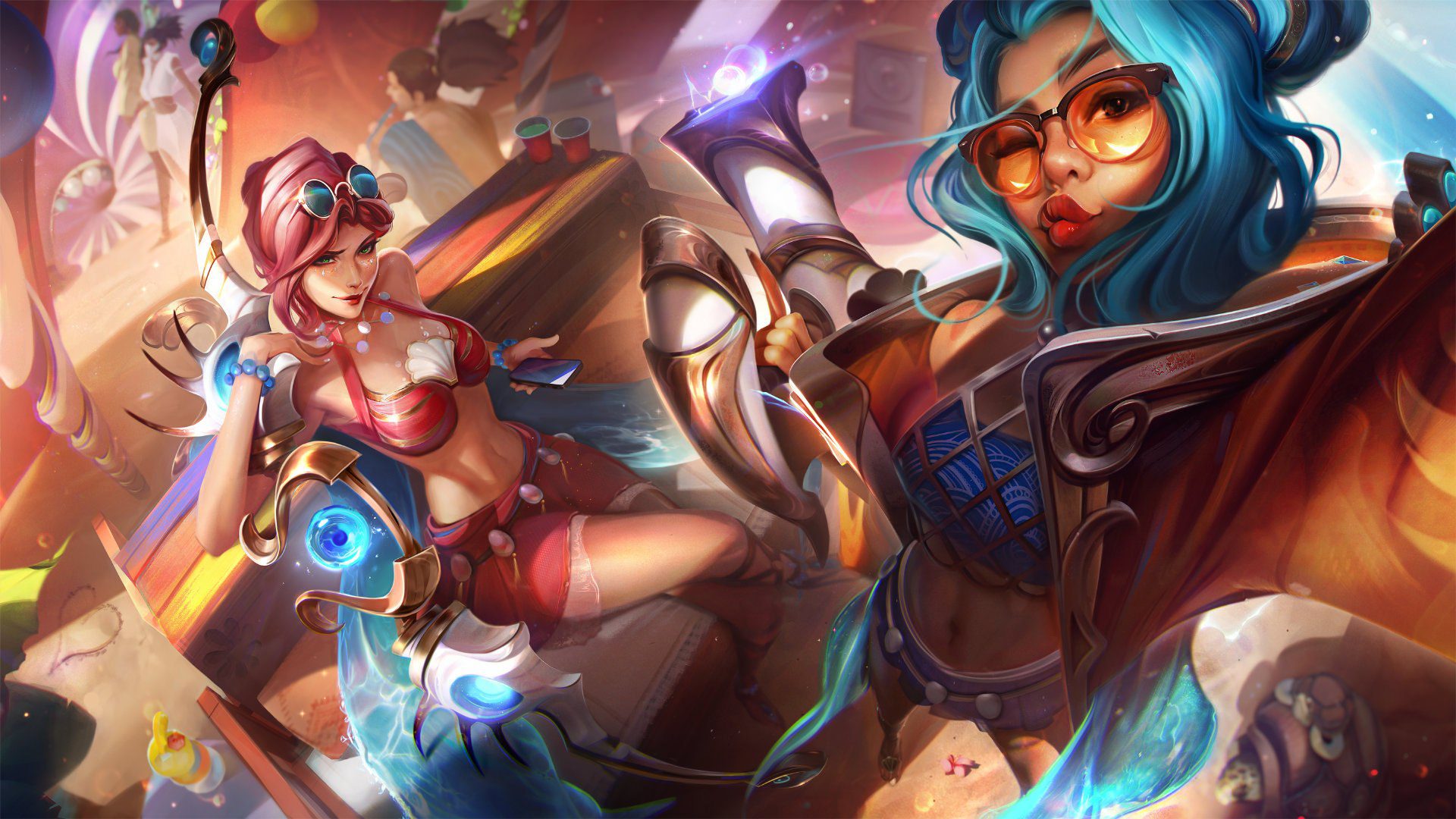 Ashe (left) and Zeri