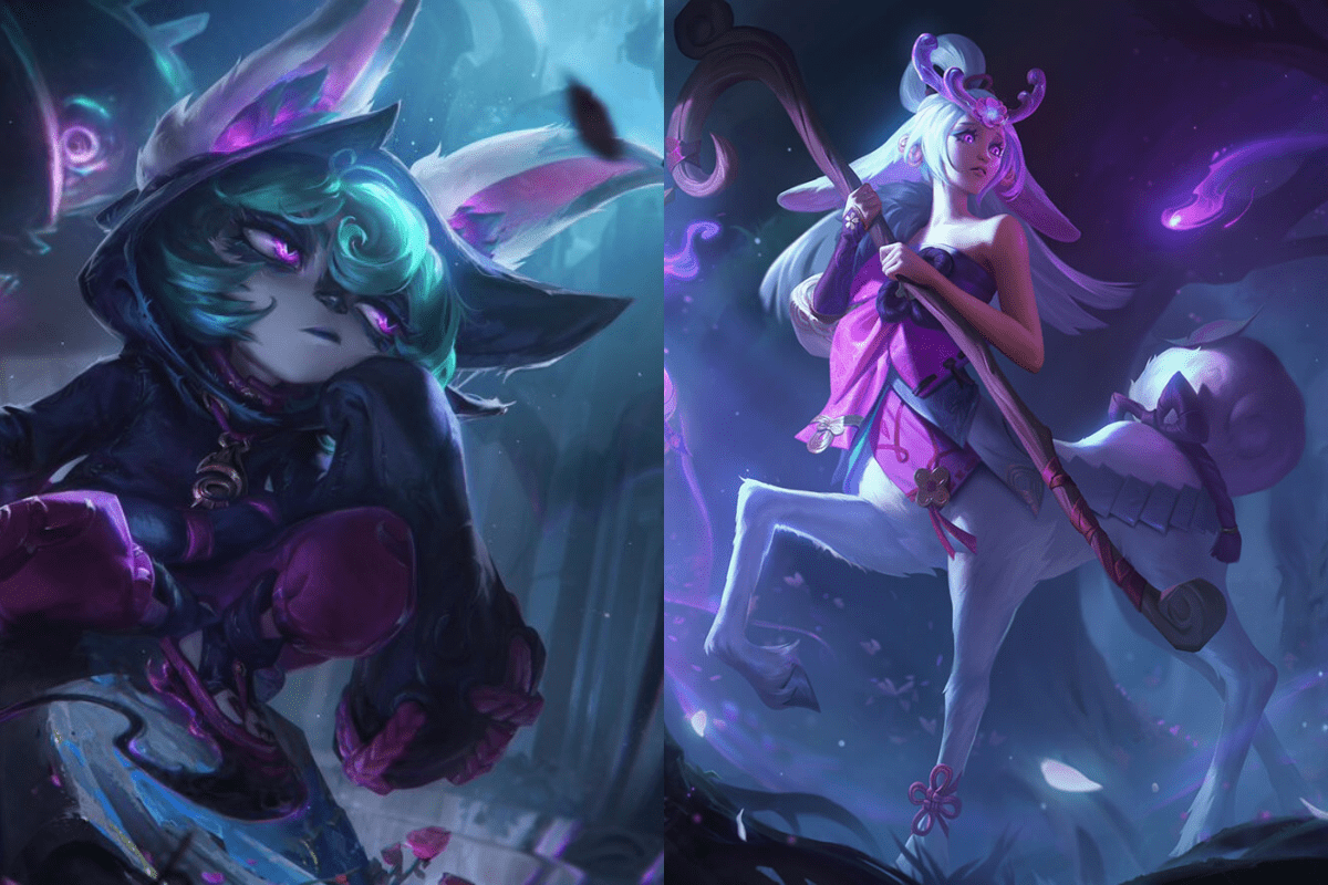 Vex and Lillia are the two rare distinctly shaped champions released since early 2021