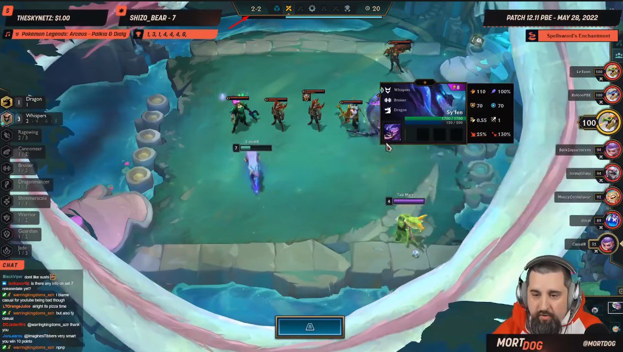 In round 2-2, having one of the 7 Dragon Gods means you have no competition