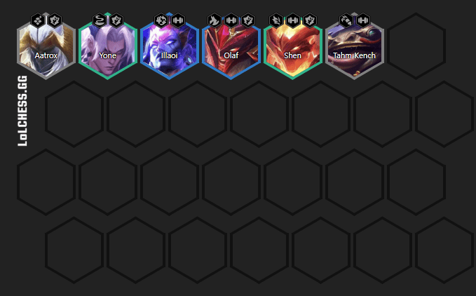 You can stop at level 6 to roll for Yone 3 stars