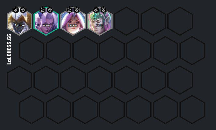 Ideal starting composition with the Dragonmancer team